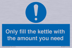 Only fill the kettle with the amount you need